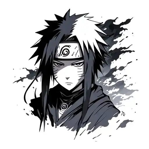 Obito Uchiha tattoo design idea
