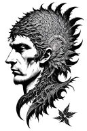 ♛ Merlin tattoo design idea