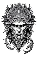 ♛ Merlin tattoo design idea