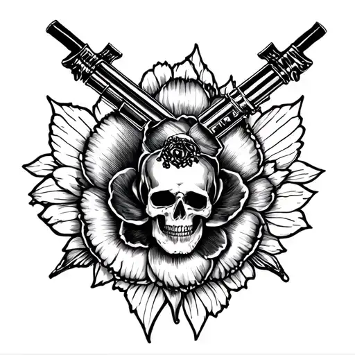 guns n roses tattoo design idea