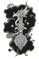 Rune of Freya tattoo design idea