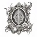 Religious tattoo design idea