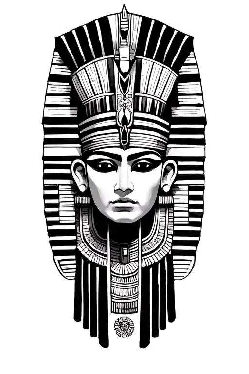 A Fusion Of Inka And Egyptian Symbolism, Featuring Viracocha and Osiris tattoo design idea