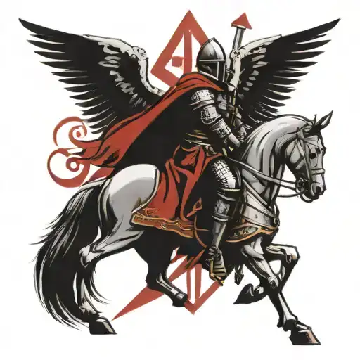 Knight Templar and tattoo design idea