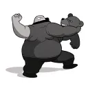 peter from family guy fighting ted  tattoo design idea