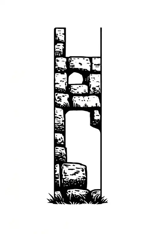 stonehenge tattoo design idea