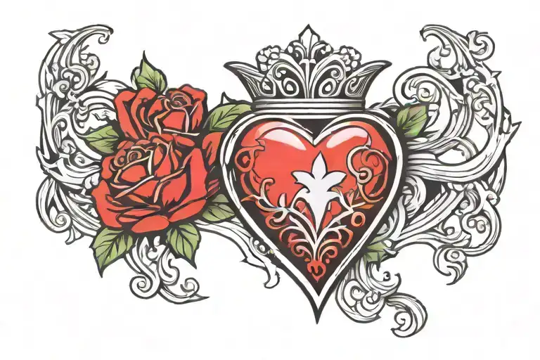 round claddagh sleeve tatto tattoo design idea