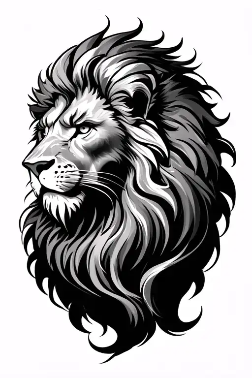 aslan tattoo design idea