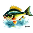 bluegill tattoo design idea