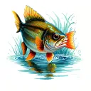bluegill tattoo design idea