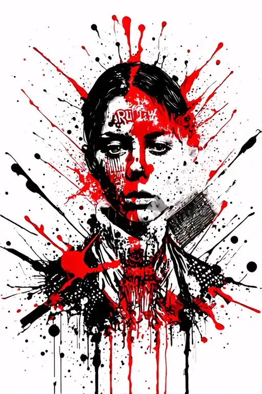 Anxiety tattoo design idea