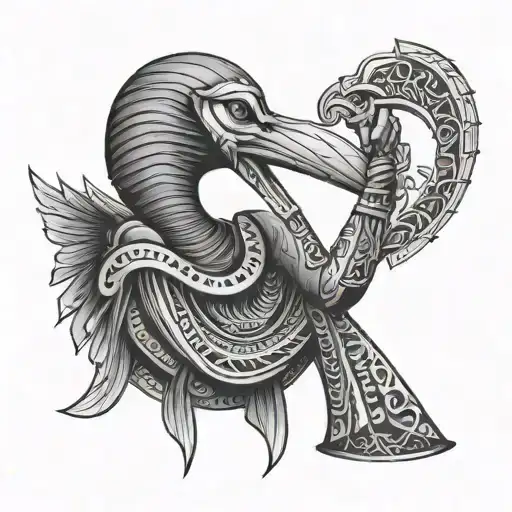 Thoth tattoo design idea