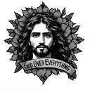 god over everything tattoo design idea