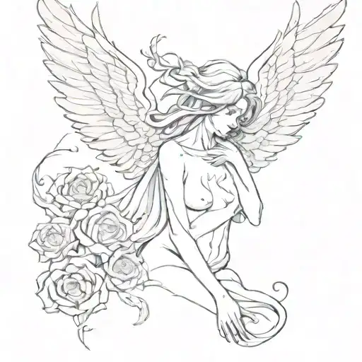 Somewhere angels are shouting forgive me, farewell The soul is melting like a candle Sadness has spread throughout the heart I am forever yours, you are nobody's tattoo design idea