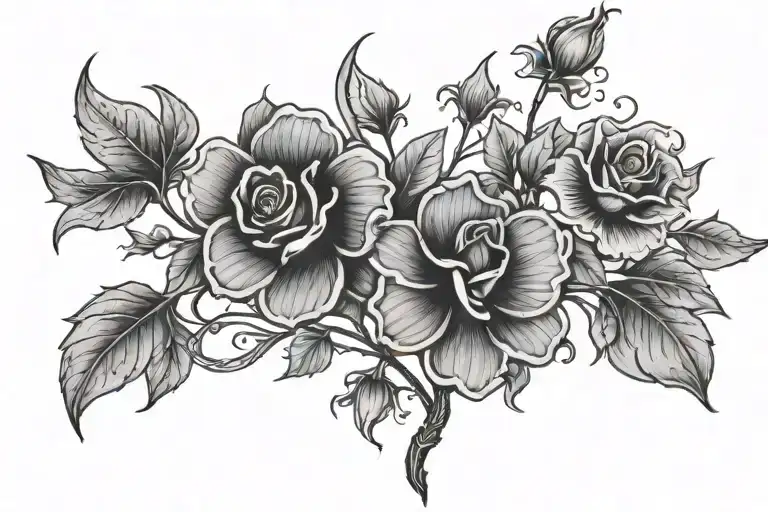 Learning from past mistakes, growing, healing, with an Irish them, band tattoo design idea