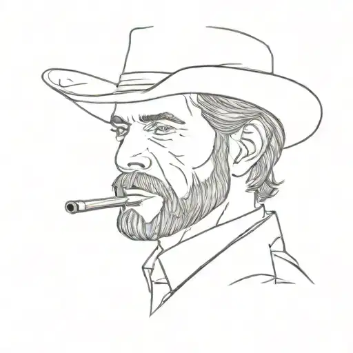 arthur morgan red dead redemption 2 tattoo design idea