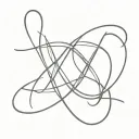 using the word cousin to make an affinity symbol intertwined tattoo design idea