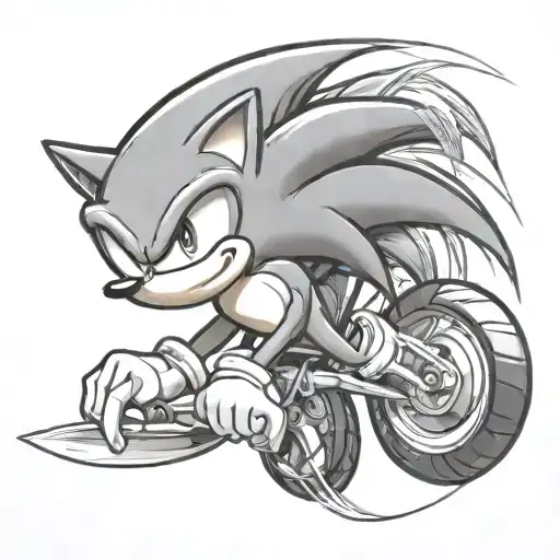 sonic tattoo design idea