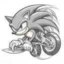 sonic tattoo design idea