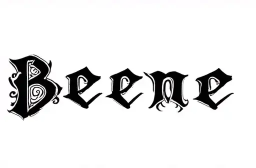 "Beene" tattoo design idea