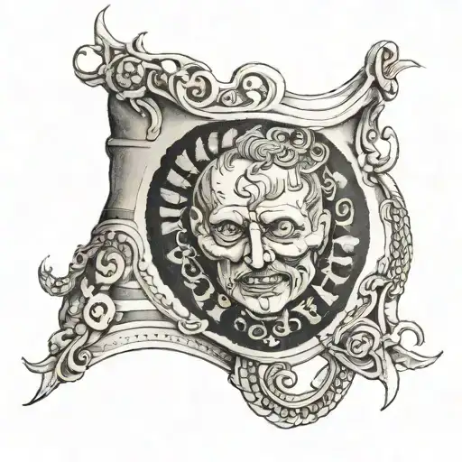 Male belly tattoo to Cover my scar from an old ileostomy tha represents me; a gay doctor from Istanbul, Living in Berlin tattoo design idea