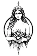 Aphrodite the goddess of love tattoo tattoo design idea