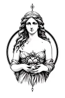 Aphrodite the goddess of love tattoo tattoo design idea
