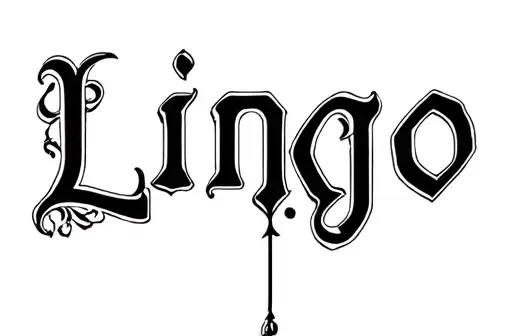 "Lingo" tattoo design idea