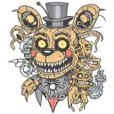 five nights at freddy's tattoo design idea