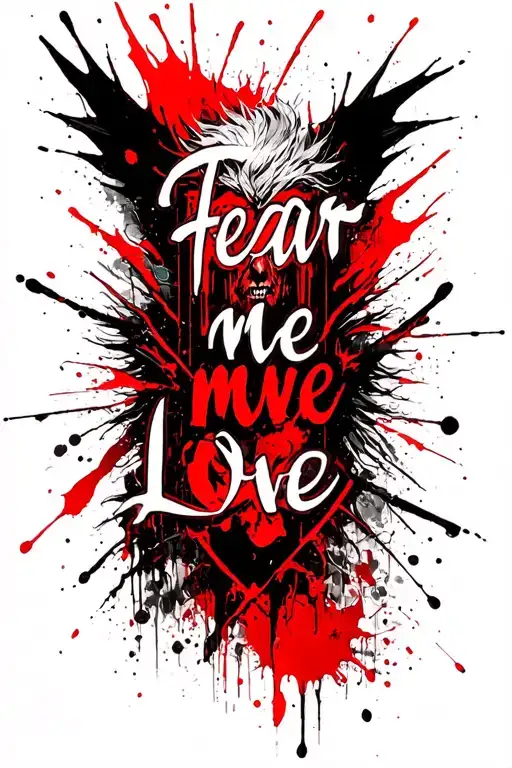 "Fear me love me" labyrinth Jareth tattoo design idea