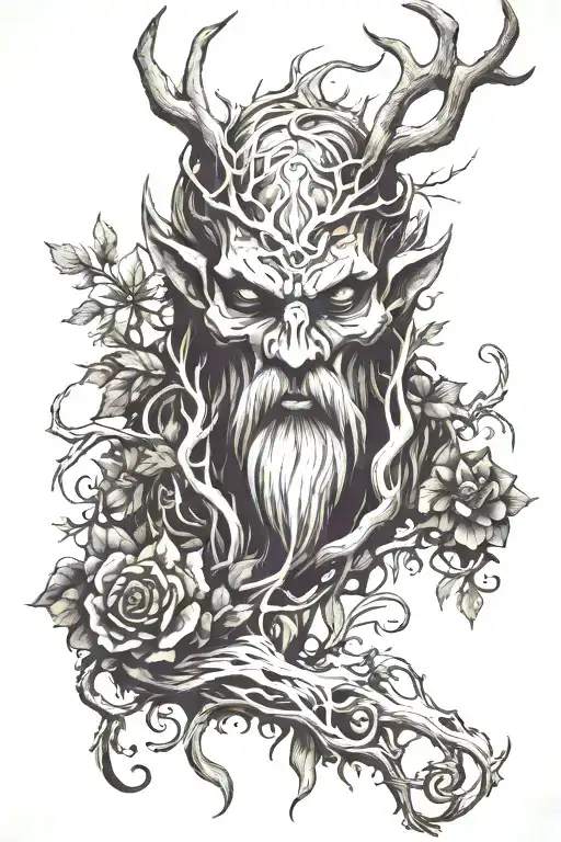 Leshy tattoo design idea
