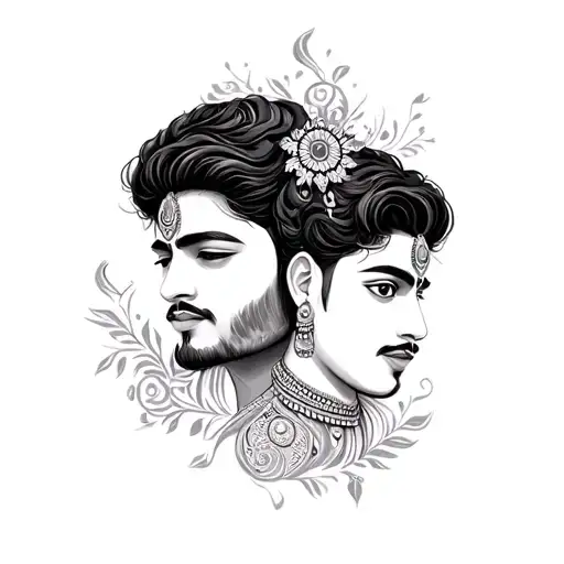 Suresh and Surya tattoo design idea