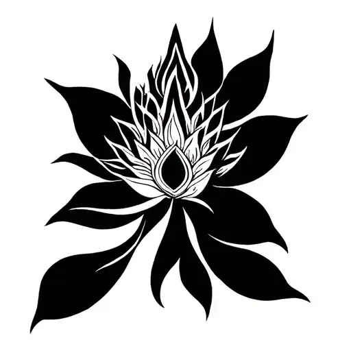 yoni mudra tattoo design idea