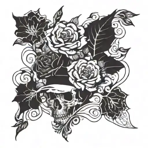 Create a full-hand tattoo design in the bold, sharp blackwork style, similar to the tattoo on the neck of rapper Zola. T tattoo design idea