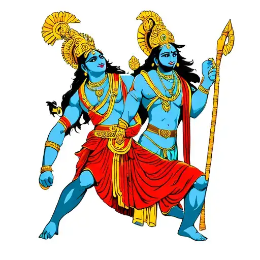 mahabharat karna with slok tattoo design idea