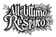 Club Dogo song: All'Ultimo Respiro lettering and Sakura tattoo design idea