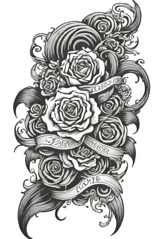 it is written (love) loyalty out values everything and add 2008 under tattoo design idea