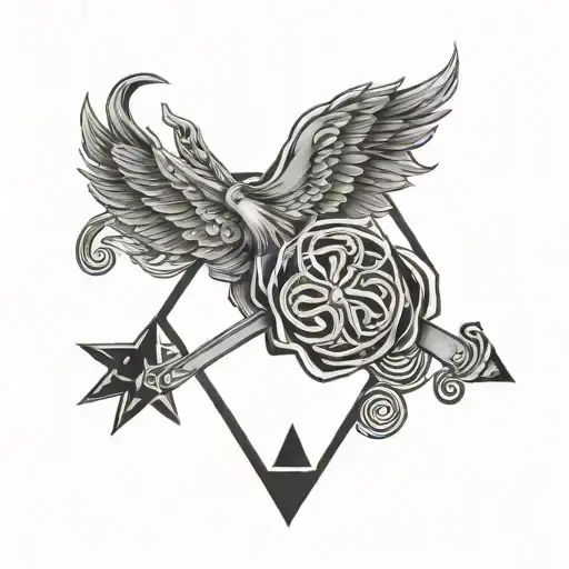 ace sexy provacative simple tattoo design idea