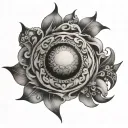 second belly button tattoo design idea
