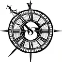 Roman Numeral 5 tattoo design idea