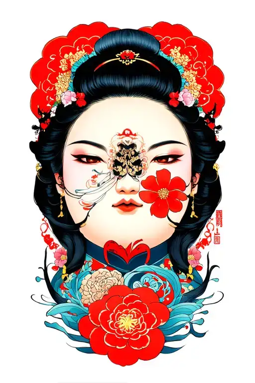 japanese words tattoo design idea