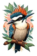kookaburra tattoo design idea