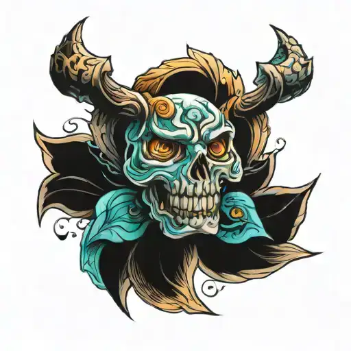 OIL FILDE tattoo design idea