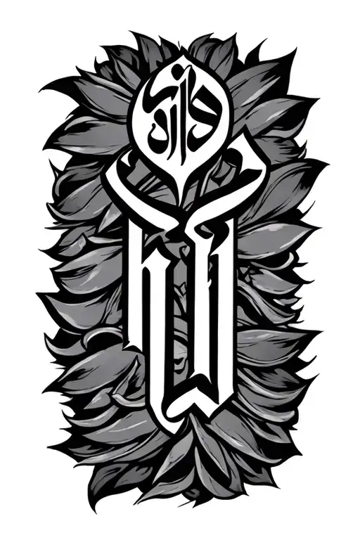 "AMIERA " Arabic writing tattoo design idea