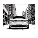 chrysler 300 tattoo design idea