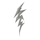 Filler Lightning Bolts tattoo design idea