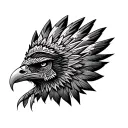 Aztec Eagle Warrior tattoo design idea