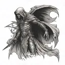 Azrael tattoo design idea