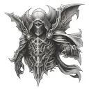 Azrael tattoo design idea