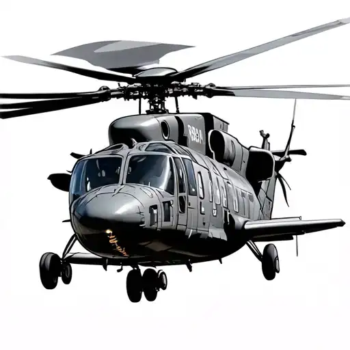 Blackhawk helicopter tattoo design idea
